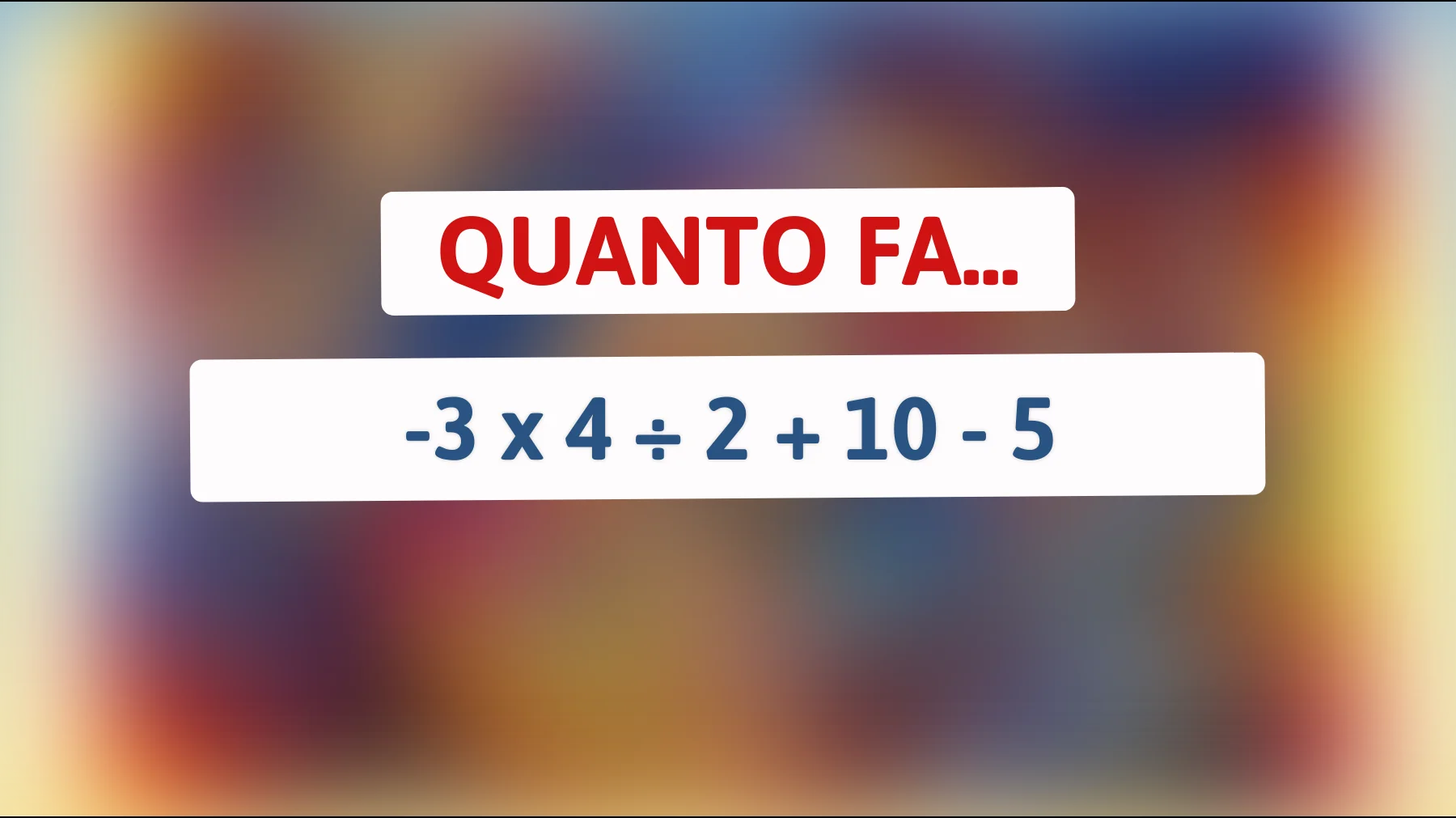 Risolvi questo intricato indovinello matematico che solo le menti più brillanti possono comprendere! Sei all'altezza della sfida?"